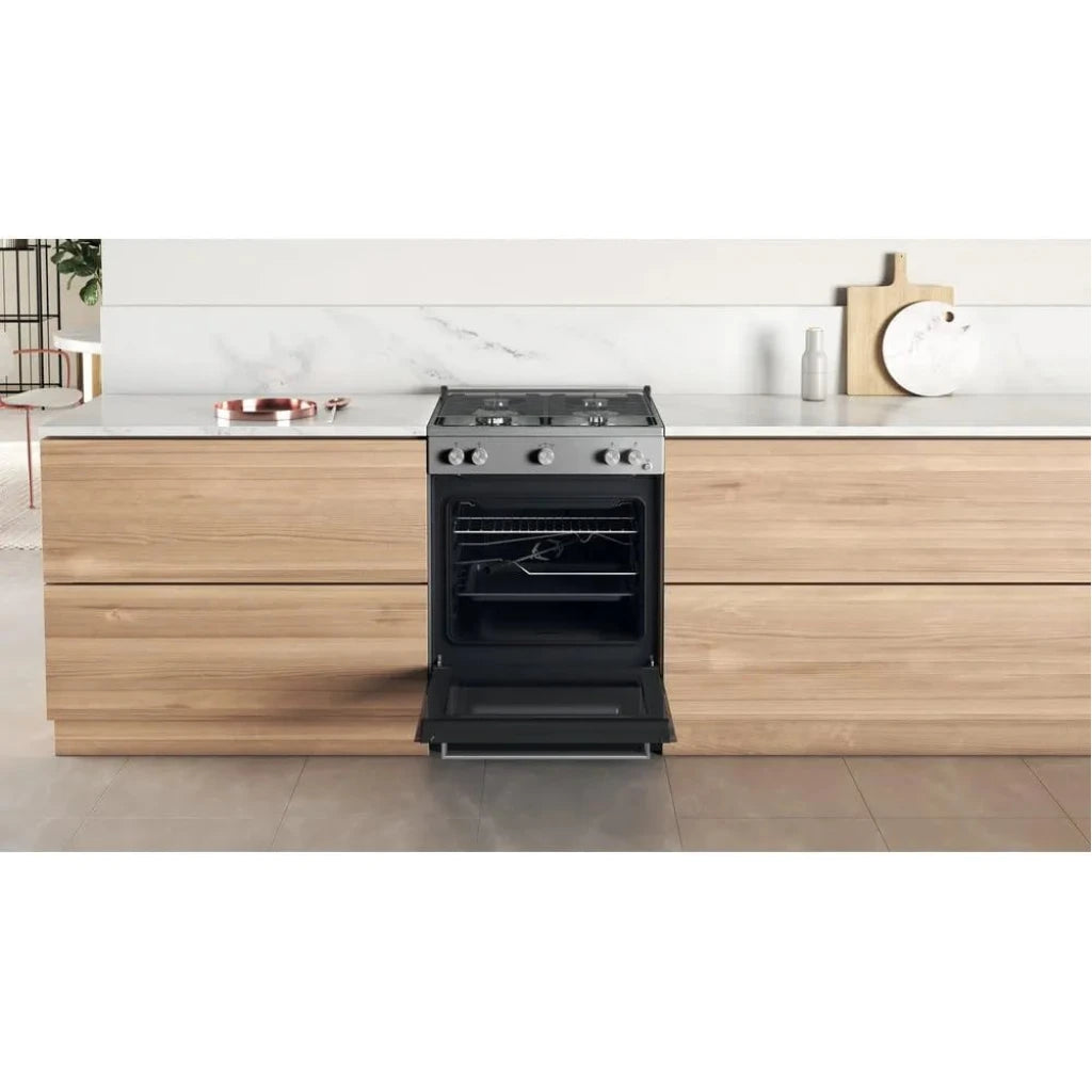 Ariston Stainless Steel Full Gas Cooker 60x60cm