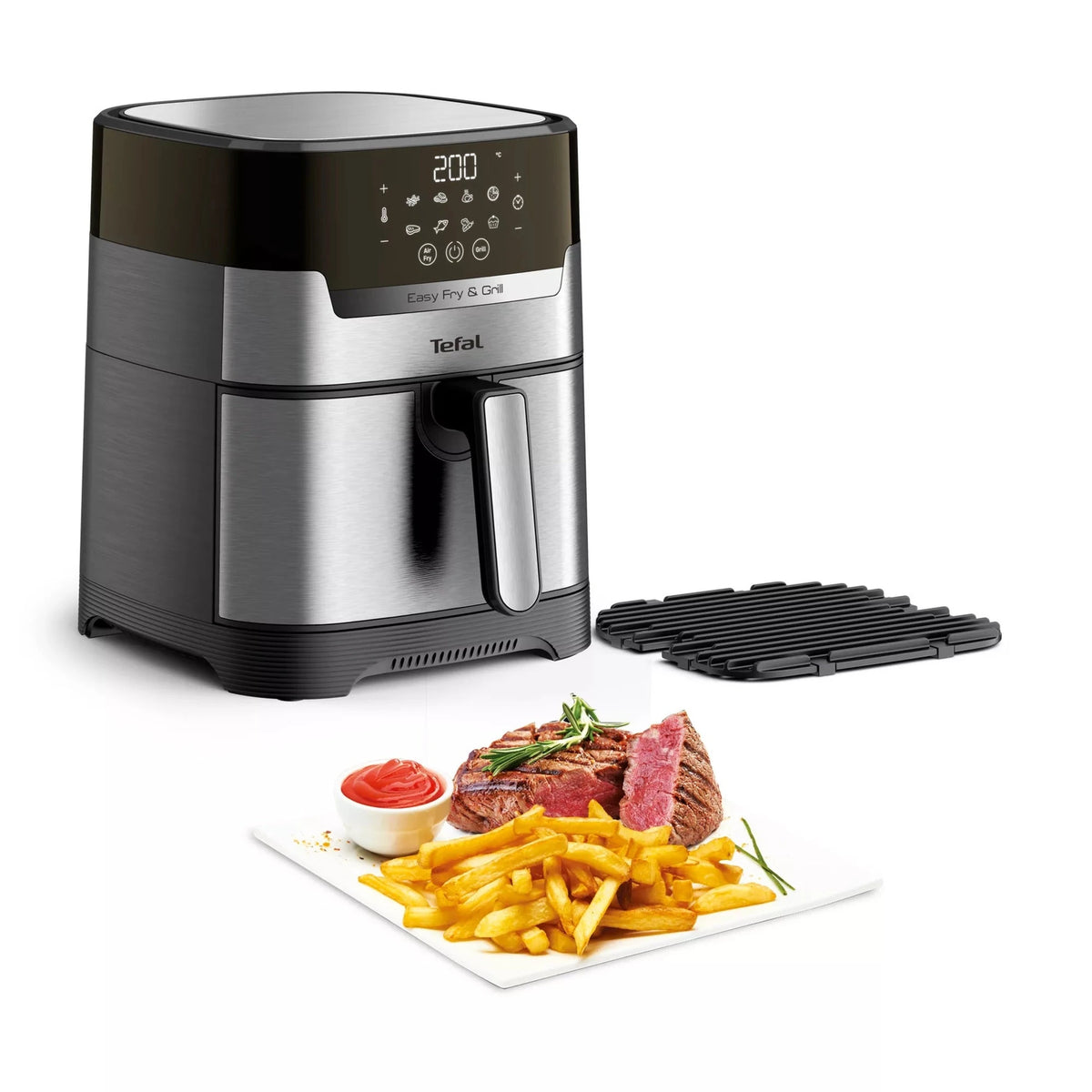 Tefal Easy Fry & Grill Digital 2-in-1 Air Fryer 4.2L | EY505D27