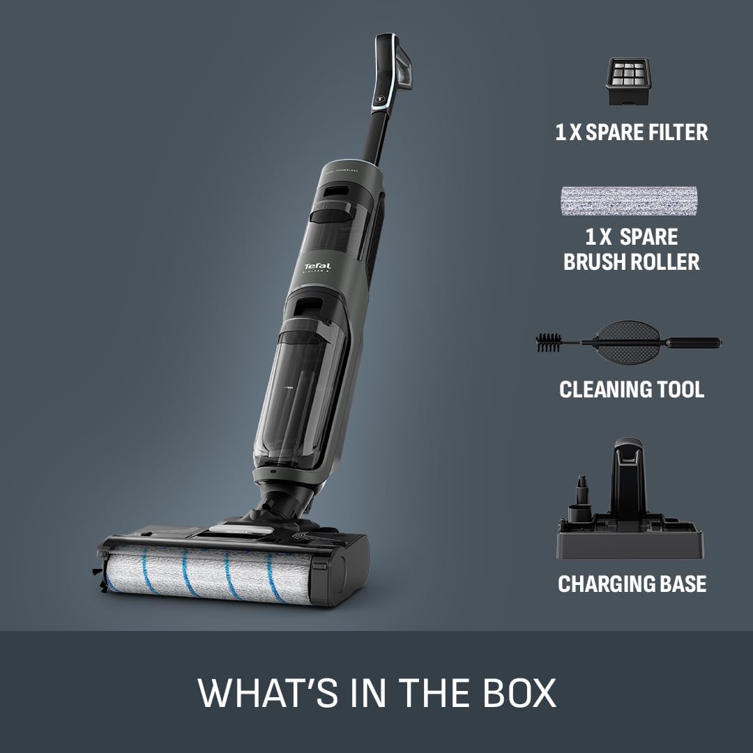 Tefal X-Clean 4 Wet & Dry Cordless Vacuum Mop | 200W