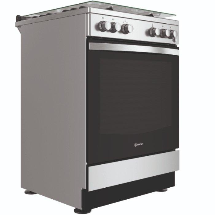 Indesit Stainless Steel Full Gas Cooker 60x60cm | IS67G1PCX