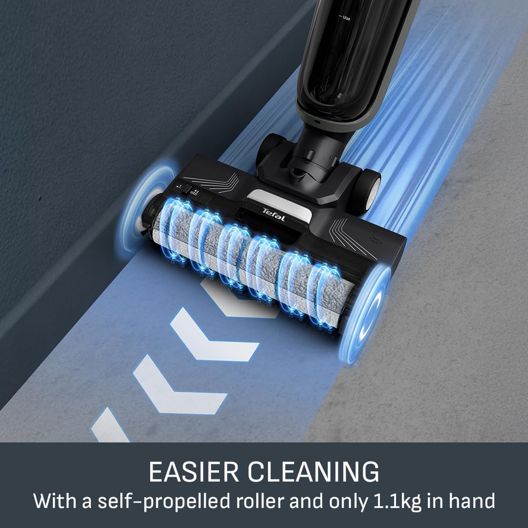 Tefal X-Clean 4 Wet & Dry Cordless Vacuum Mop | 200W