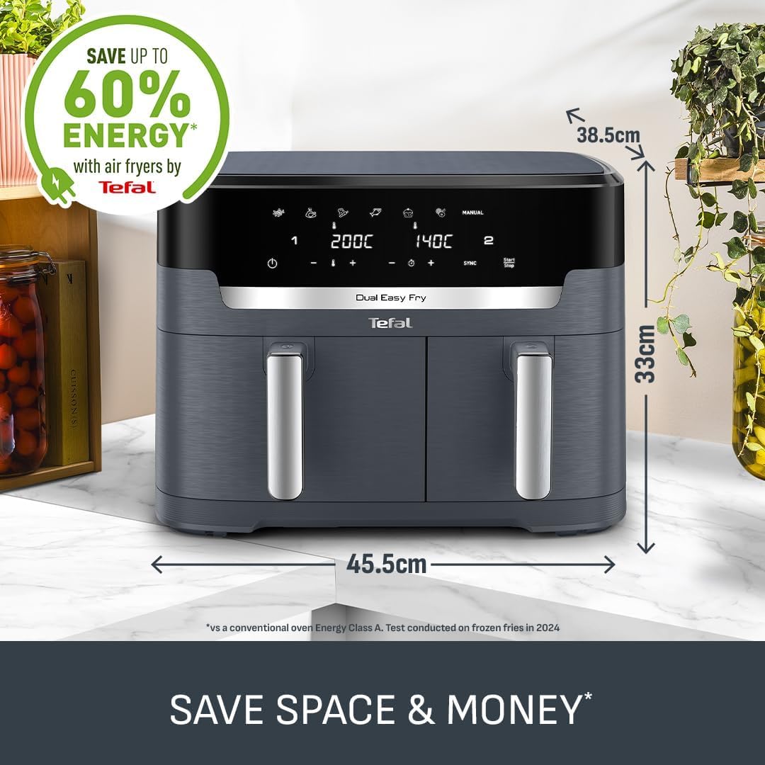 Tefal XXL 11L Dual-Drawer Air Fryer | EY9428G0