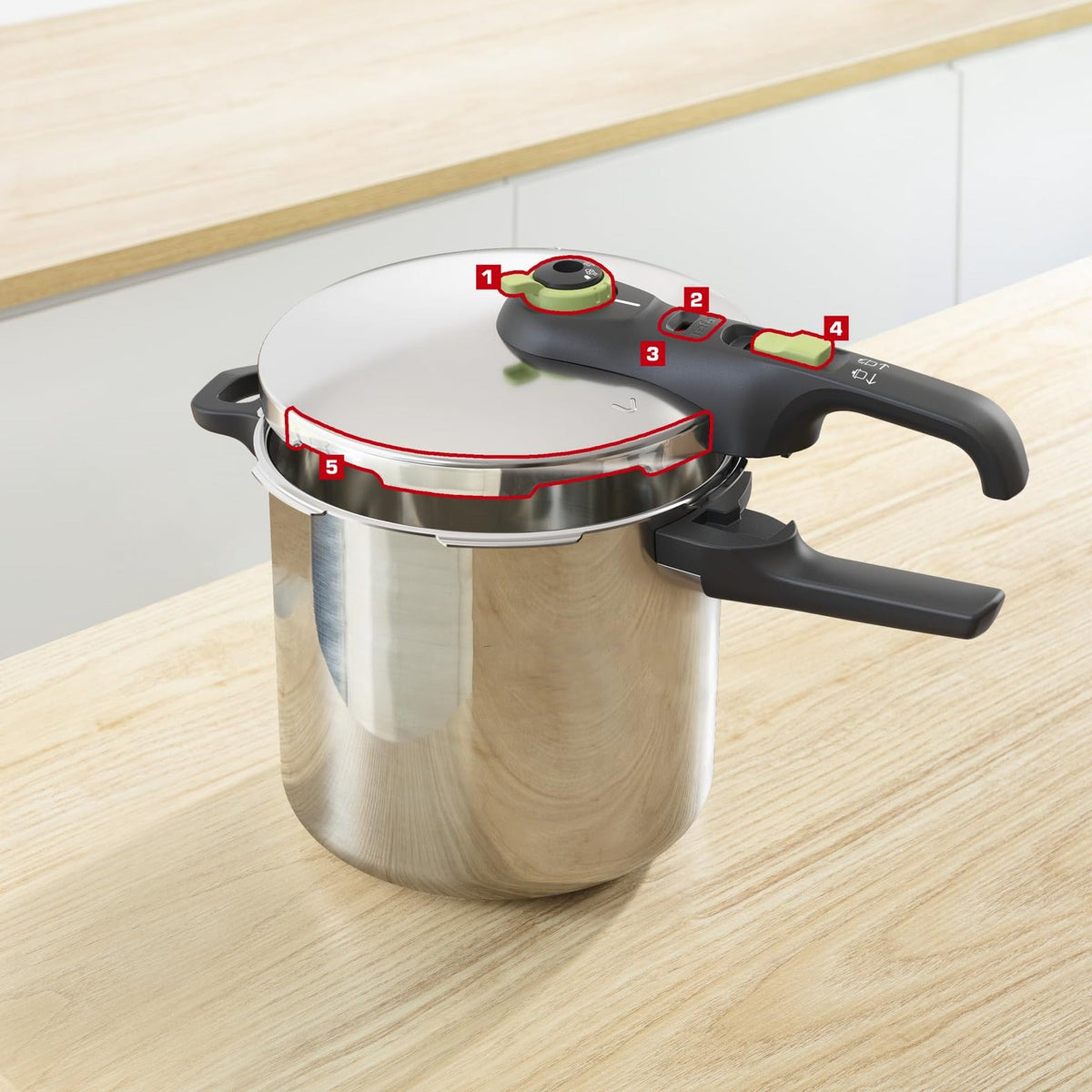 Tefal Secure Trendy 8L Pressure Cooker | P2584402