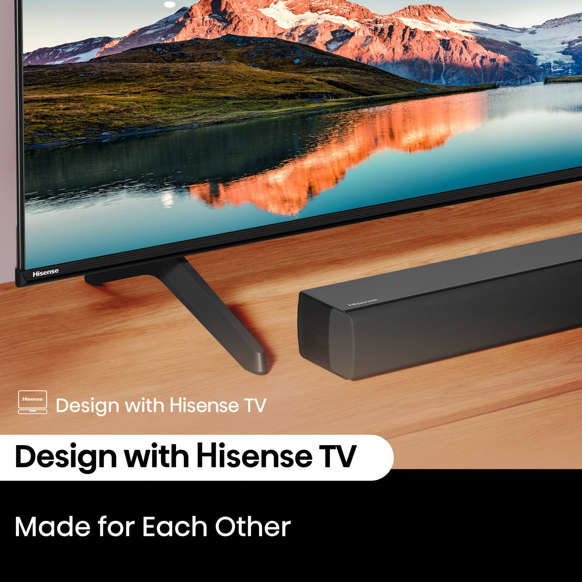 Hisense HS3100 soundbar in room setup