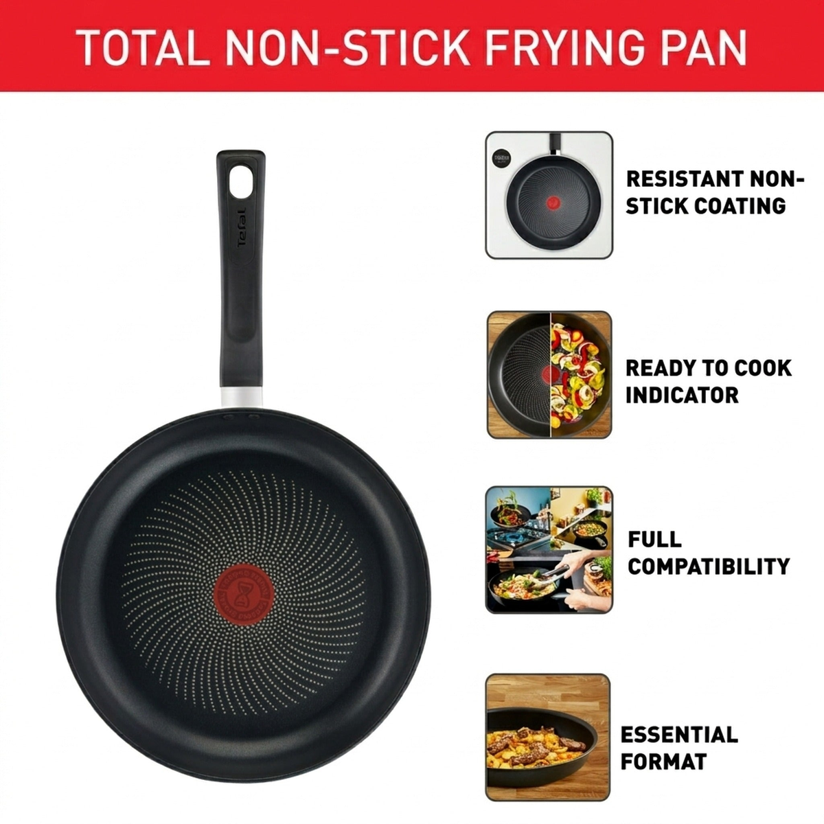 Tefal Total Induction 28cm Fry Pan | G1520644