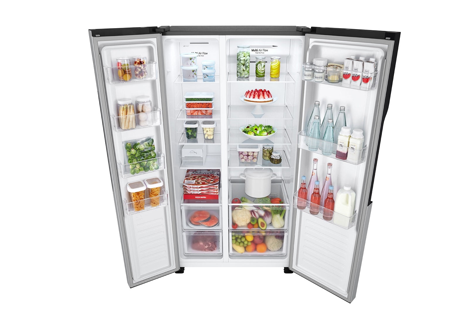 LG 519L Side by Side Refrigerator - GCFB507PQAM