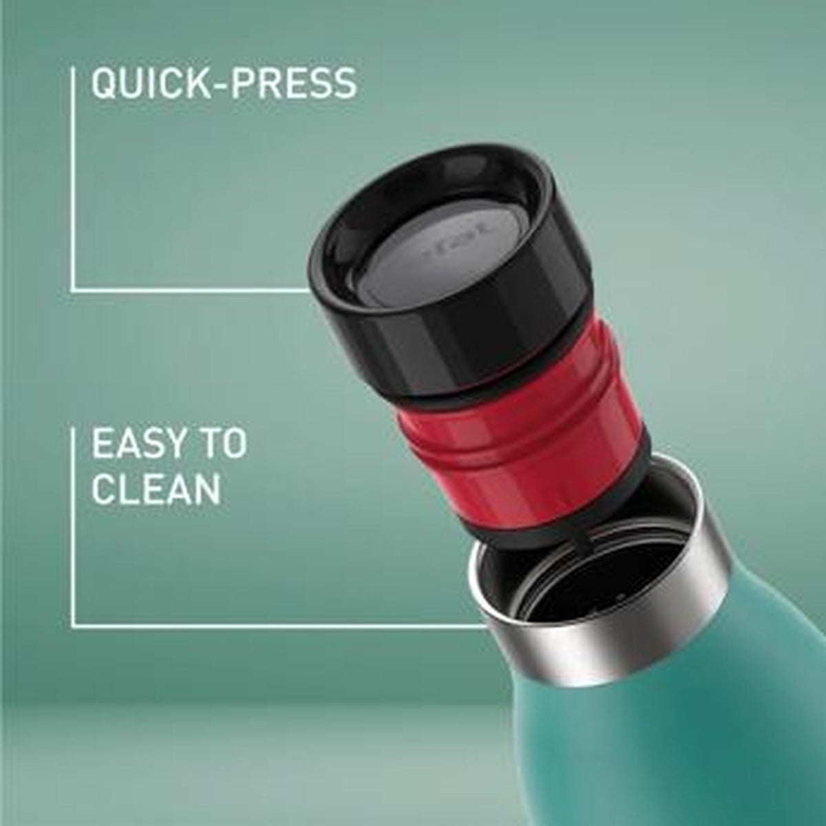 Tefal Bludrop Hydration Bottle 0.5L - Green