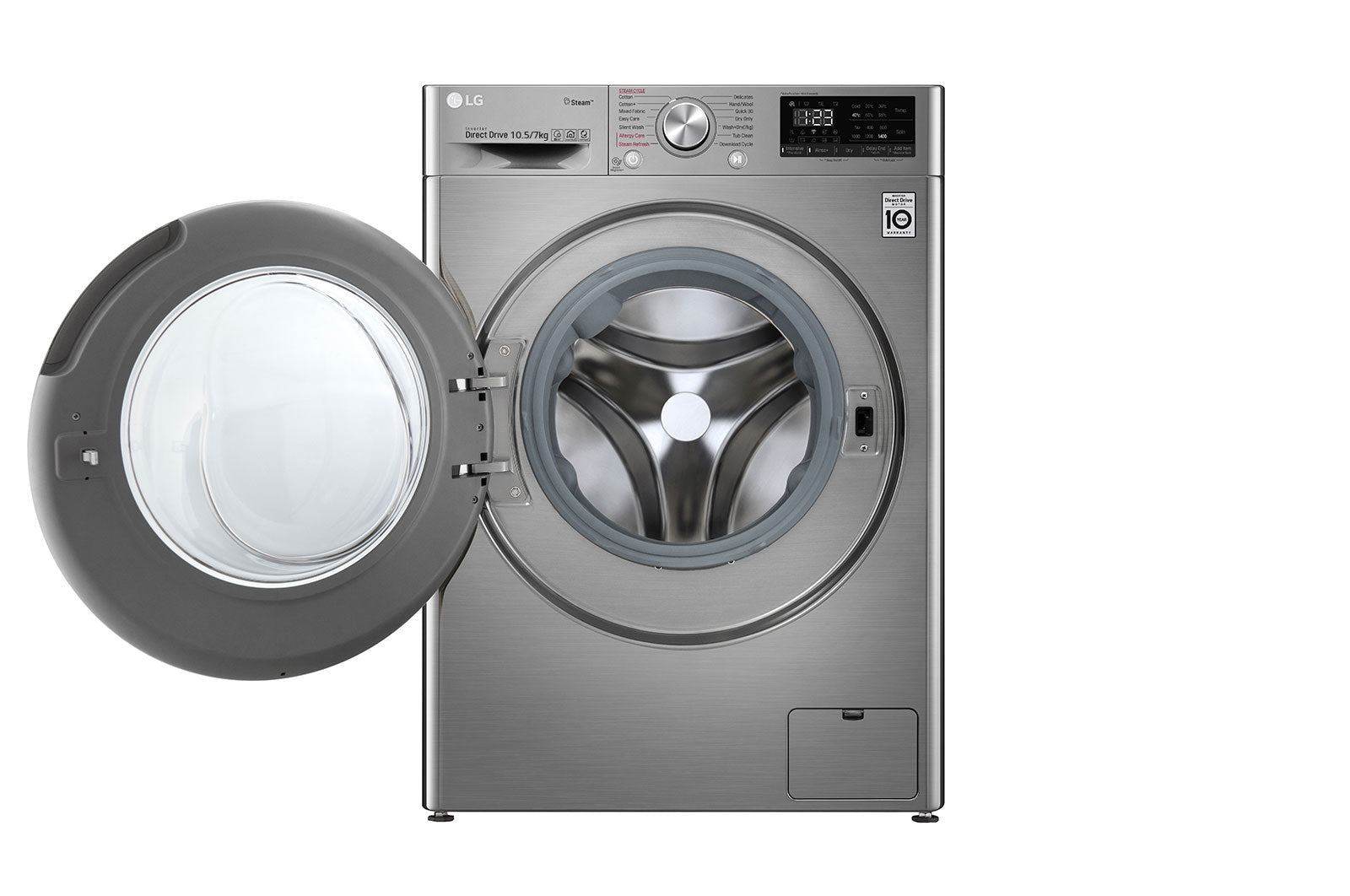 LG 10.5/7Kg Front Load Washer/Dryer | F4V5RGP2T