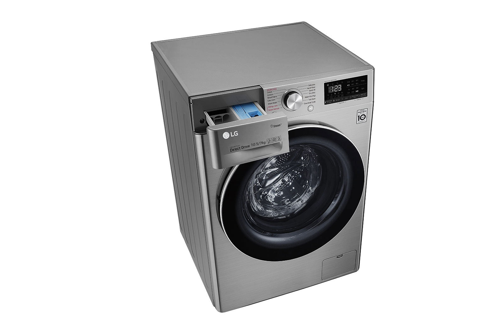 LG 10.5/7Kg Front Load Washer/Dryer | F4V5RGP2T