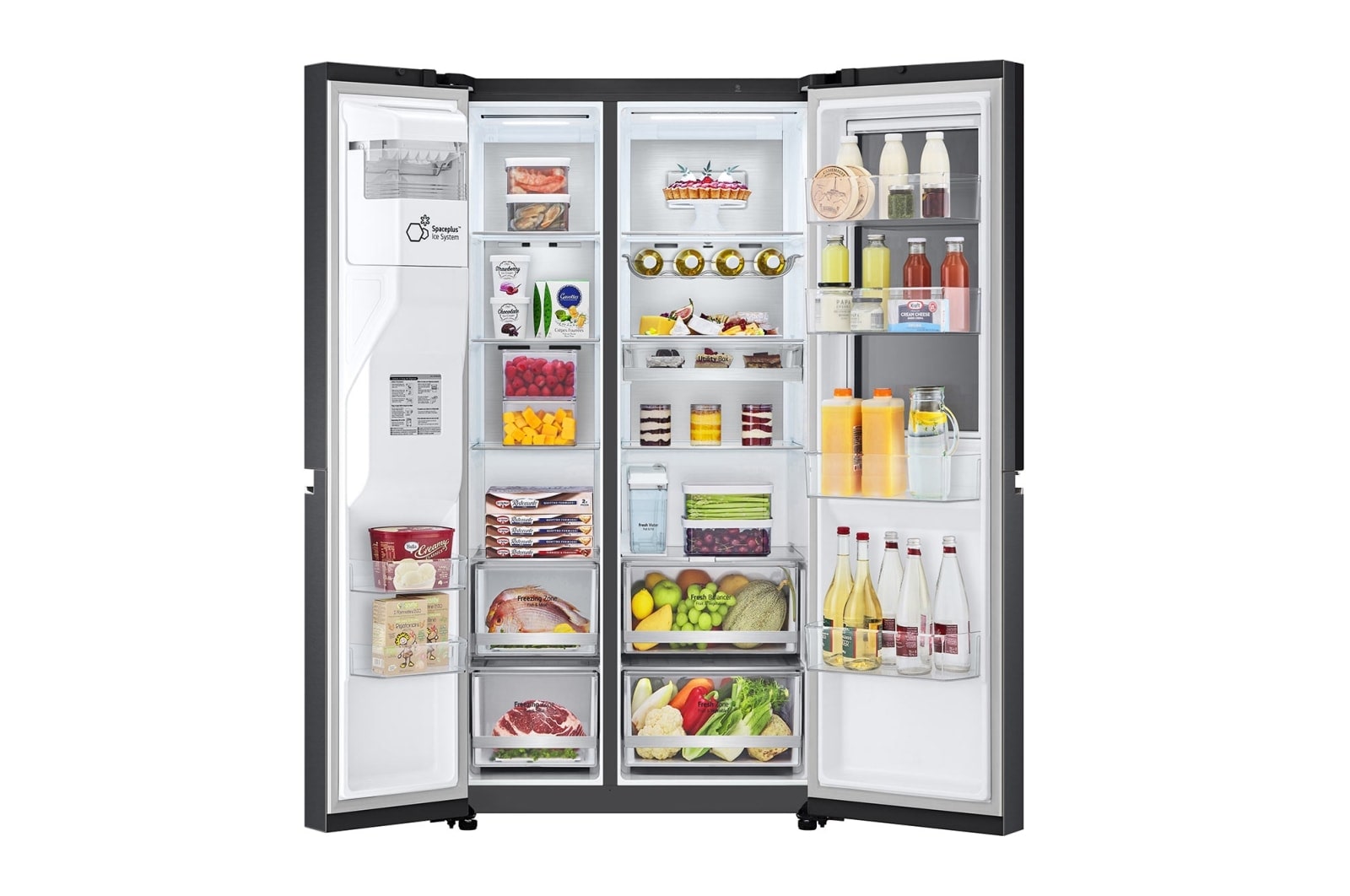 LG 635L InstaView Side by Side Refrigerate