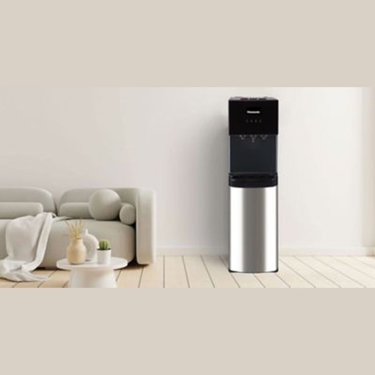 Panasonic SDMWD3438 Bottom Loading Water Dispenser | Black & Silver