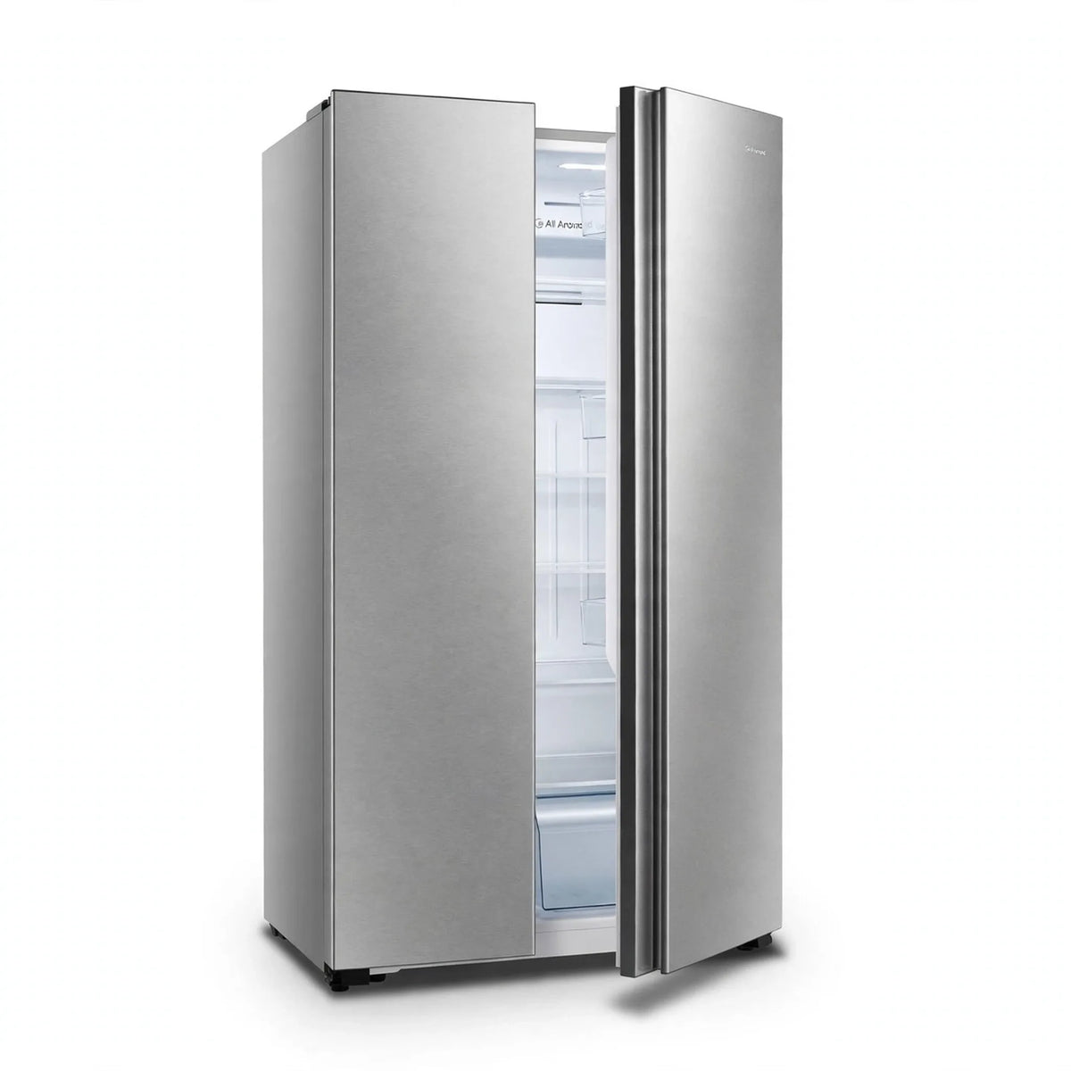 Hisense 560L Side-by-Side Refrigerator | No Frost | Multi Air Flow | LED Touch Control | Fast Cool