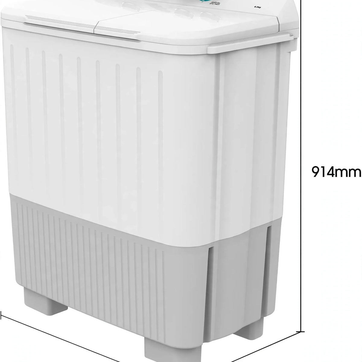 Hisense 7 Kg Twin Tub Washing Machine Top Loader