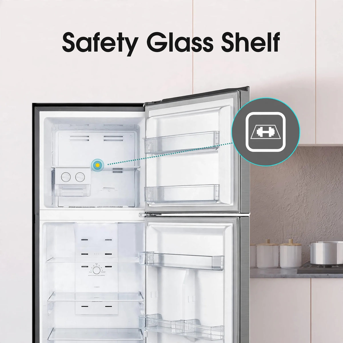 Hisense 419 Liter Refrigerator Double Door