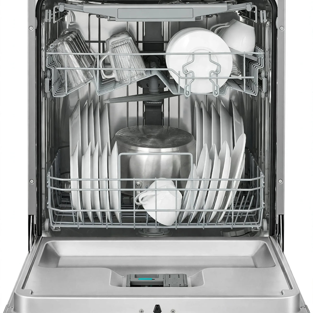 Hisense Dishwasher Stainless Steel | 8 Programs With 15 Place Settings | 3 Baskets