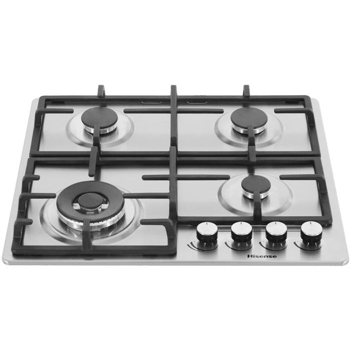 Hisense 60cm Built-in Gas Hob 4 Burners Stainless | HHU60GAGR