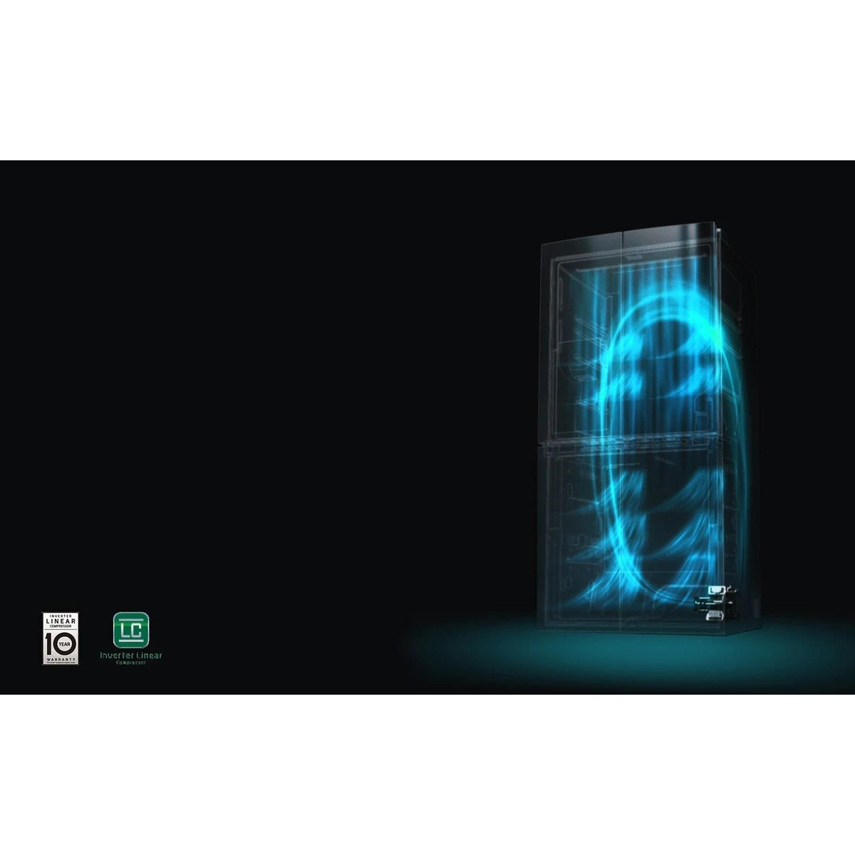 LG 635L Mirror InstaView Door-in-Door Side-by-Side Refrigerator