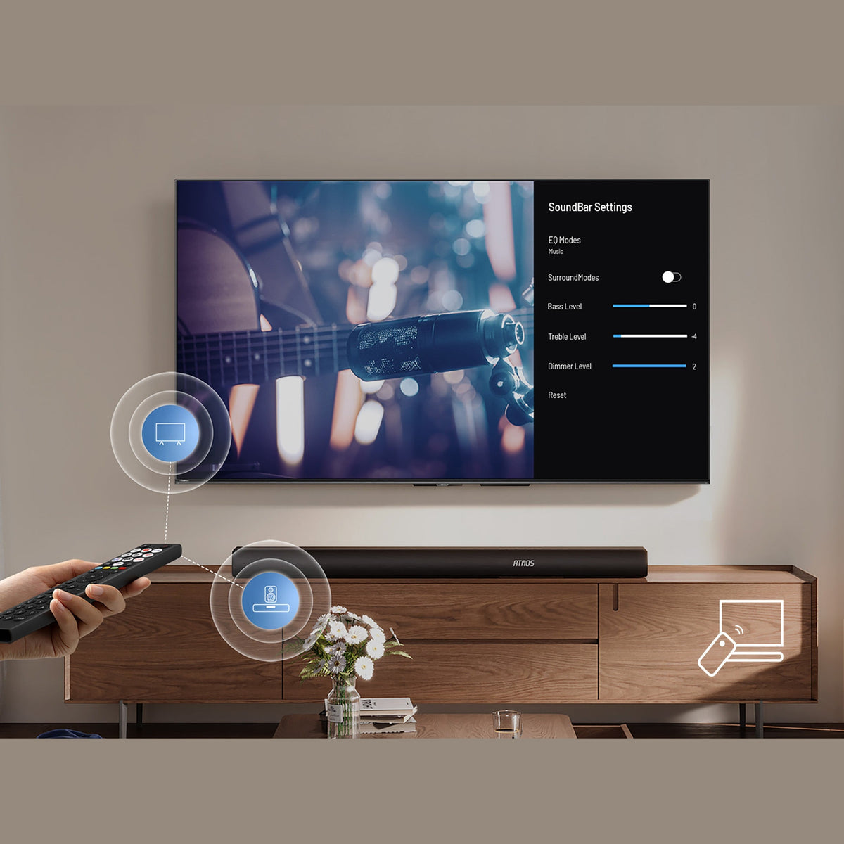 Hisense AX3100Q 3.1CH Dolby Atmos Soundbar with Wireless Subwoofer