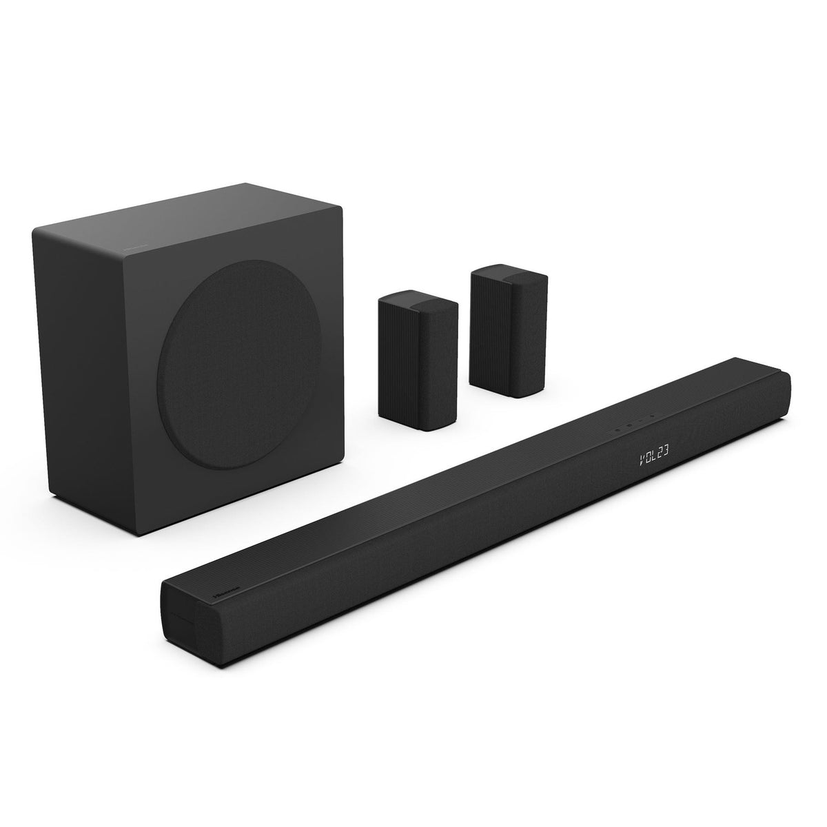 Hisense AX5100Q 5.1CH Dolby Atmos Soundbar with Rear Speakers