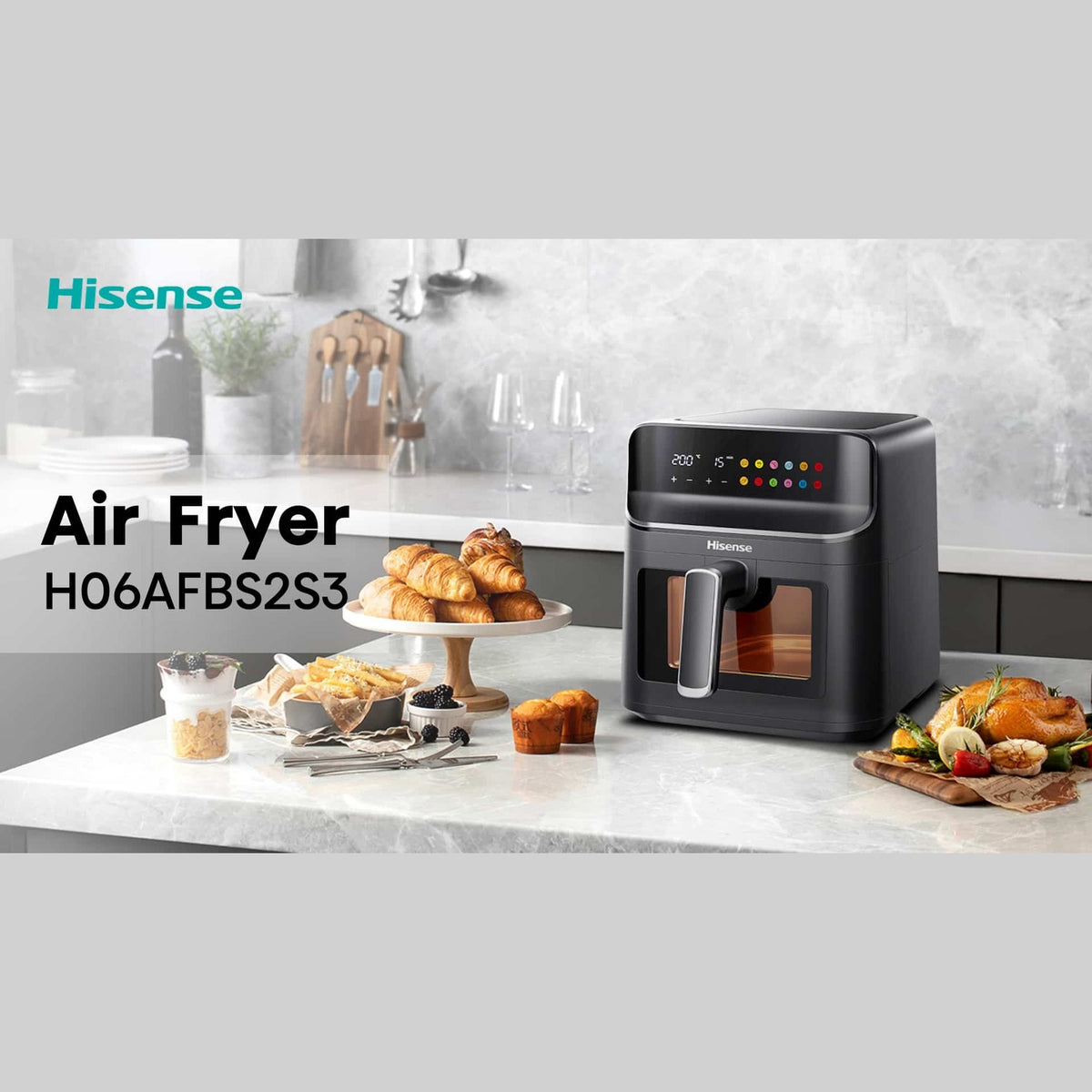 Hisense H06AFBS2S3 Air Fryer