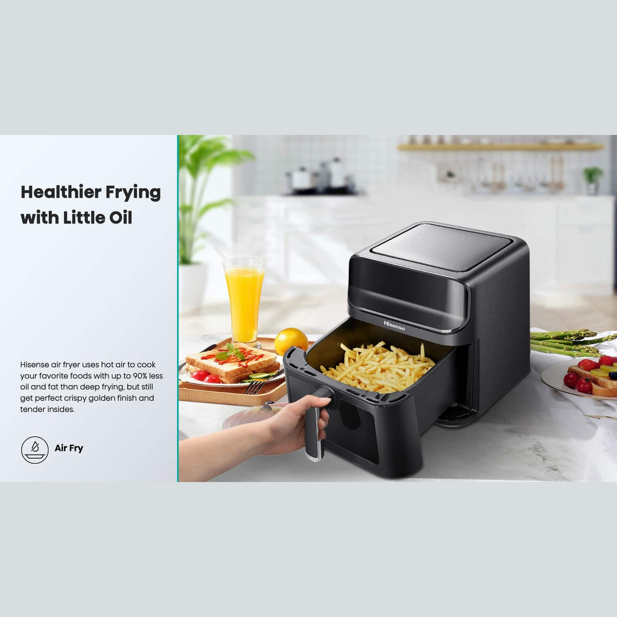Hisense H06AFBS2S3 Air Fryer
