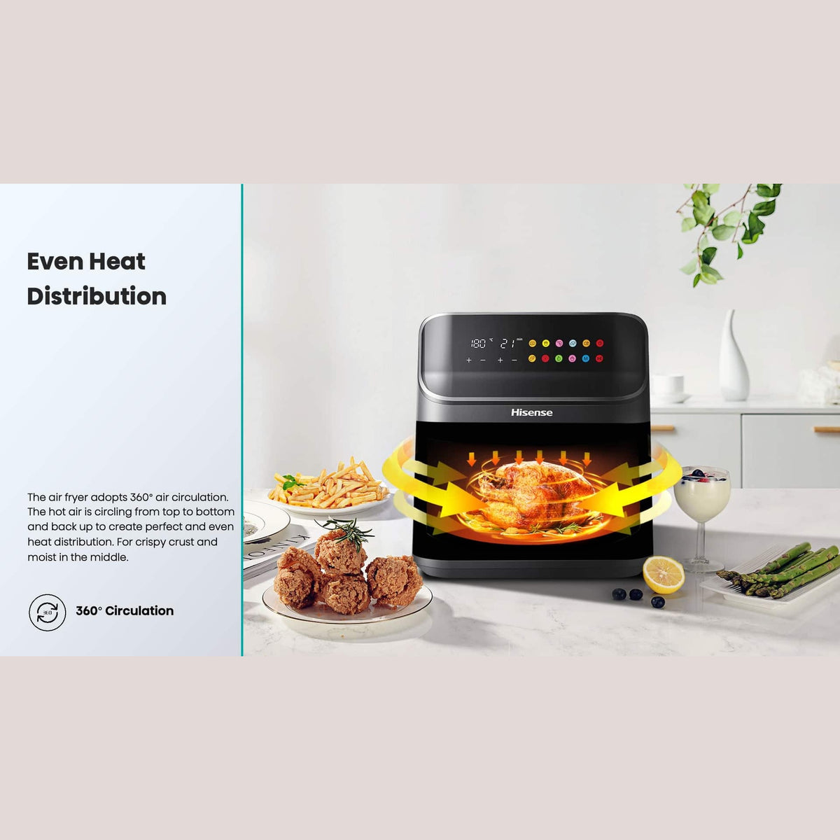 Hisense H06AFBS2S3 Air Fryer