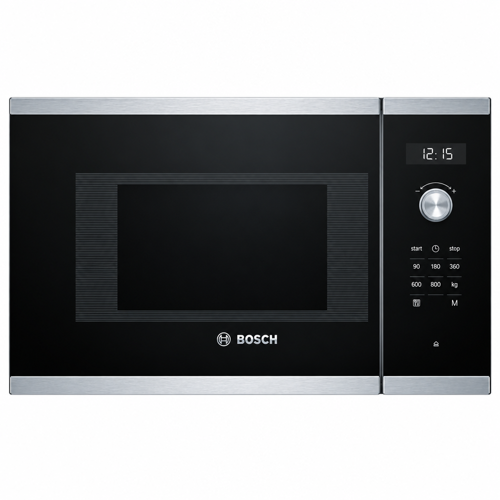 Bosch BFL524MS0B Series 6 Built-In Microwave, 20L, Stainless Steel