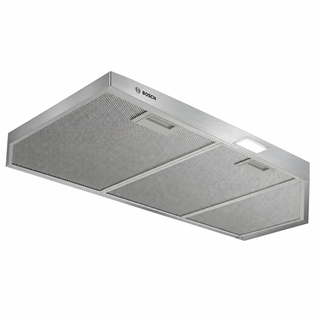 Bosch DWP94BC50B Series 2 Wall-Mounted Cooker Hood, 90cm, Stainless Steel