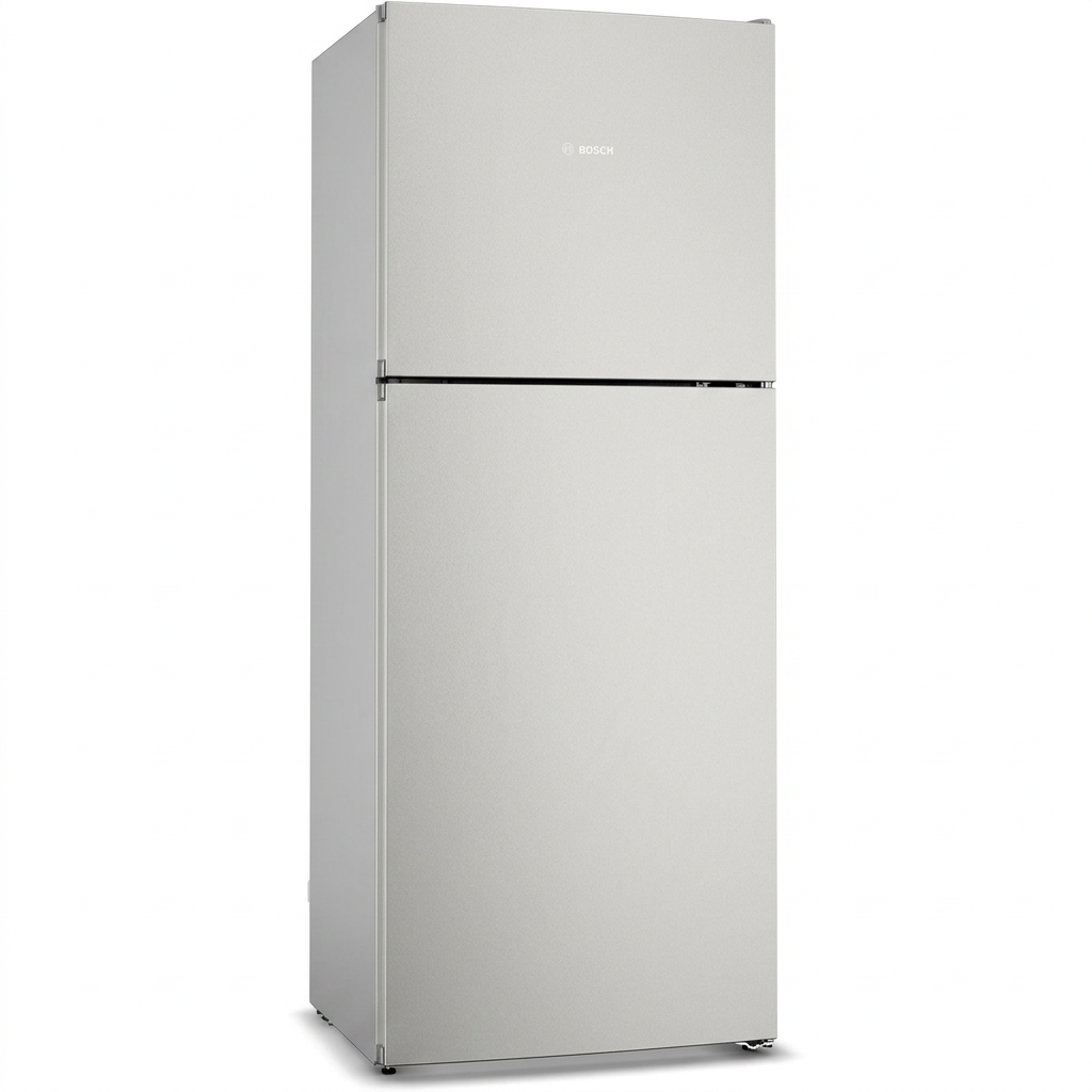 Bosch KDN43N12N5 Series 2 Top Freezer Fridge Freezer, 328L, Inox-Look
