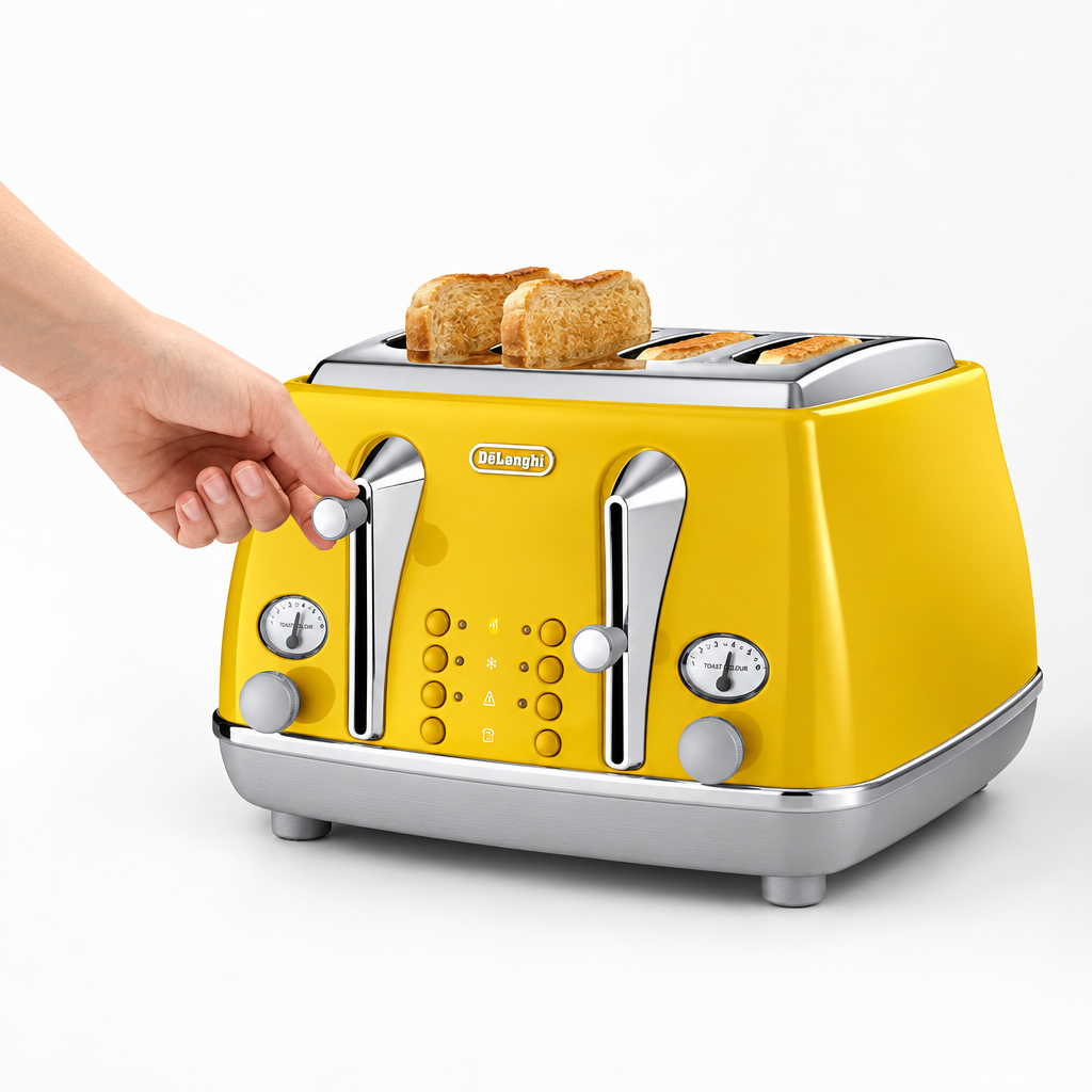 De'Longhi Icona Capitals 4-Slice Toaster | CTOC4003.Y