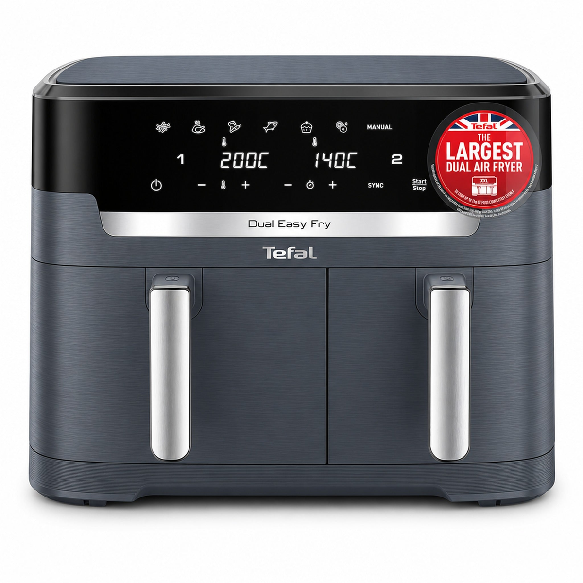 Tefal XXL 11L Dual-Drawer Air Fryer | EY9428G0