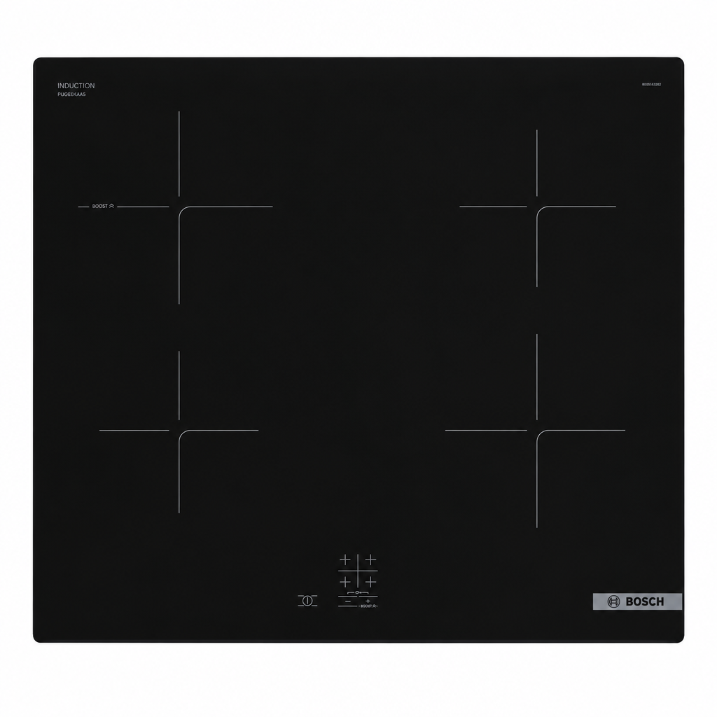 Bosch PUG61KAA5E Series 2 Induction Hob, 60cm, Black