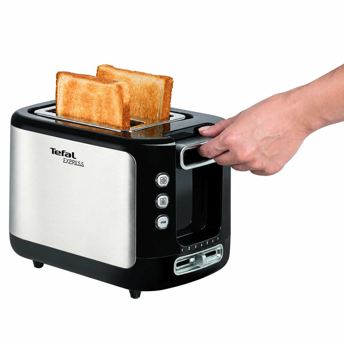 Tefal Express 2-slot Stainless Steel Toaster | TT365027