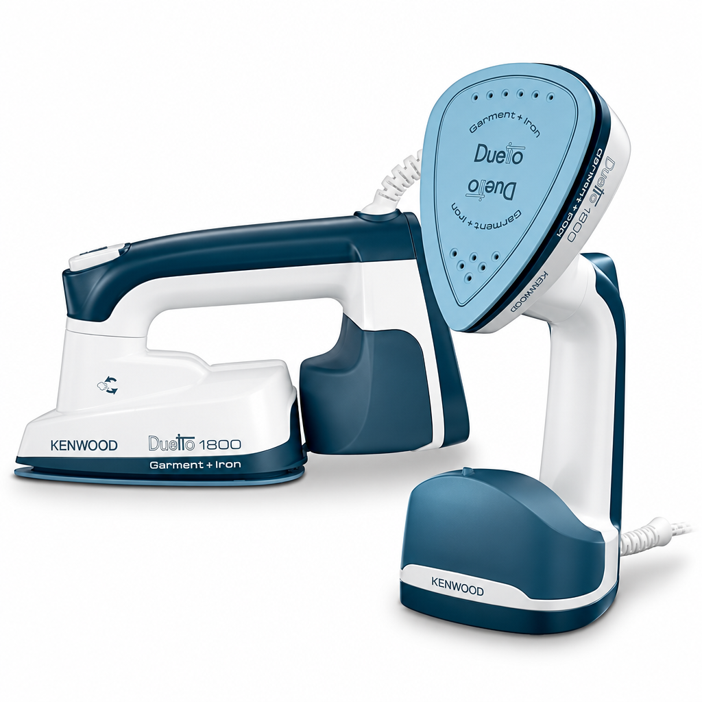 Kenwood 2-in-1 Handheld Garment Steamer & Steam Iron | GSP40.000WB