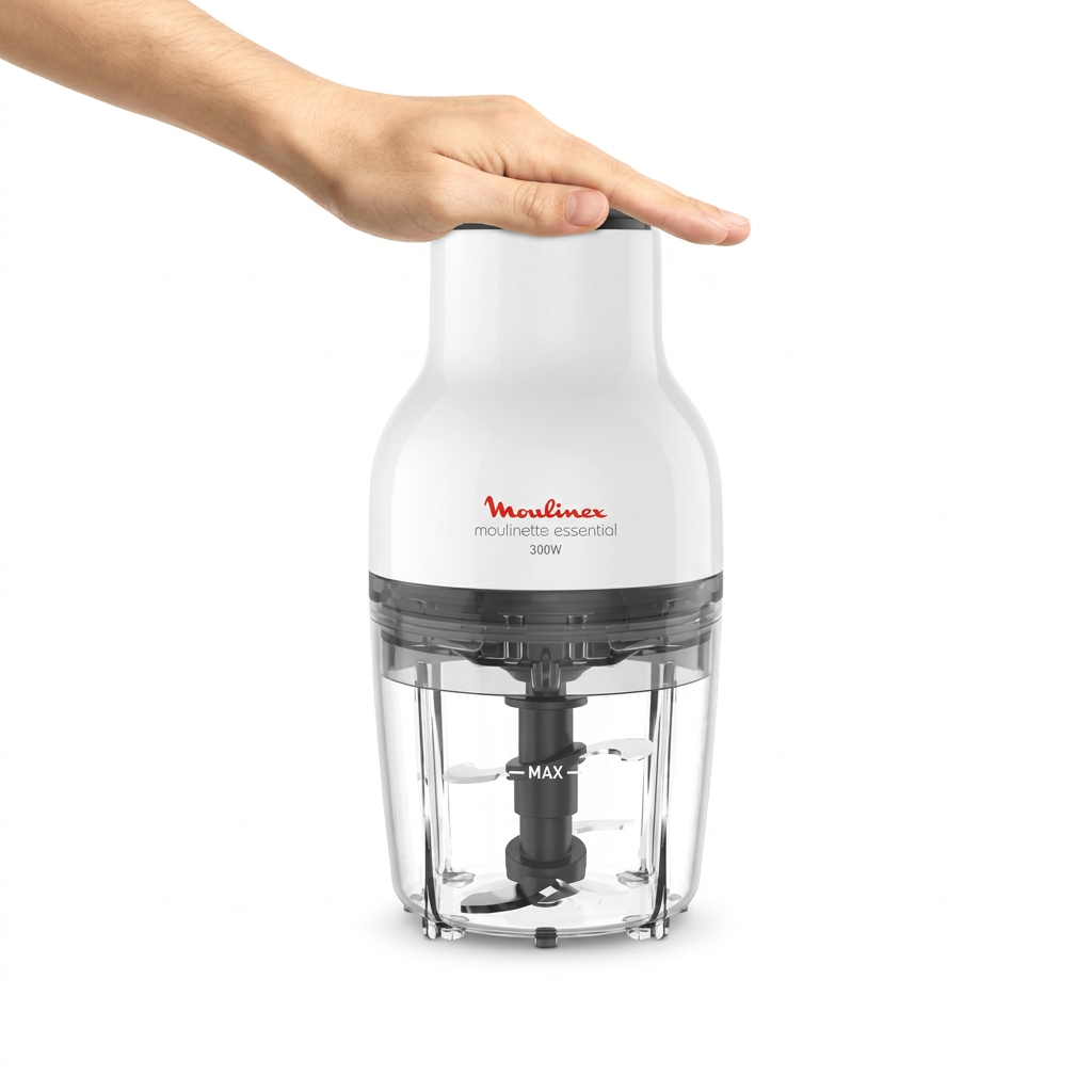 Moulinex Moulinette Essential Mini Chopper 300W, 0.4L Bowl | DJ520127