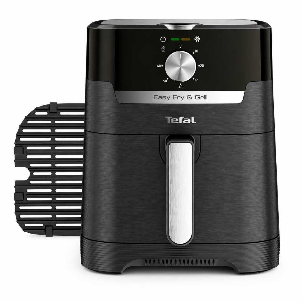 TEFAL Air Fryer | Easy Fry & Grill 2-in-1 |4.2 L Capacity | 1550 W | Healthy Cooking | Air Fry + Grill |Adjustable Temperature | Timer
