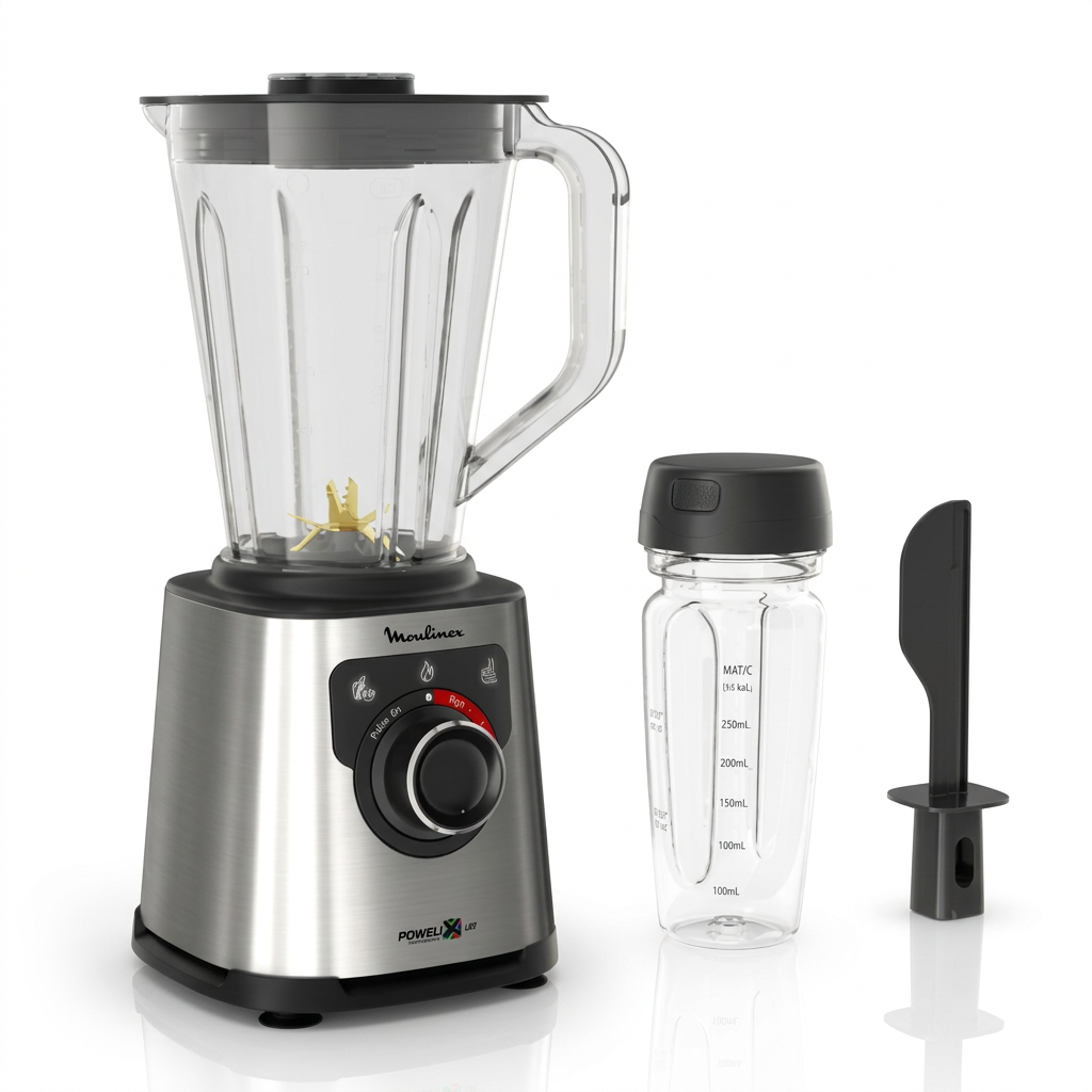 Moulinex PerfectMix+ High-Speed Blender 1200W, 2L Tritan Jar | LM88HD27
