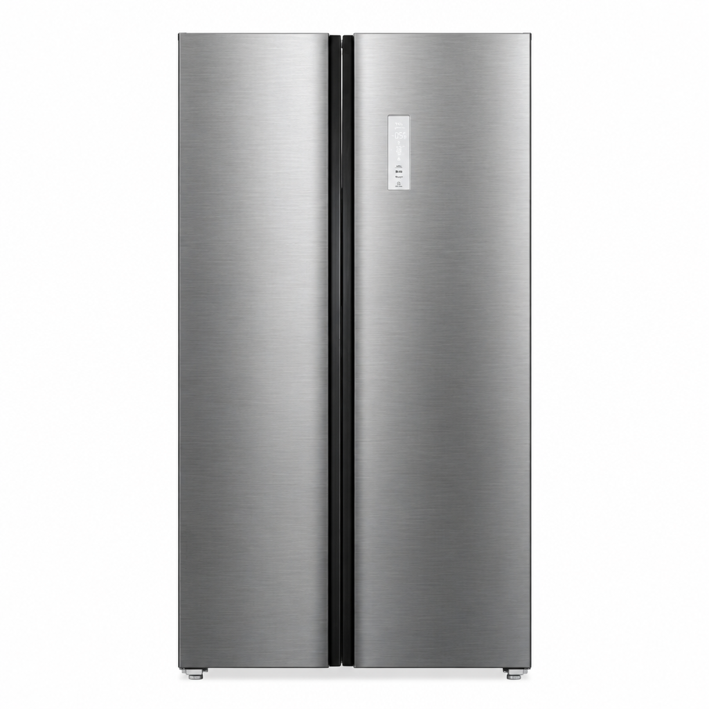 TCL 635L side by side refrigerator front view