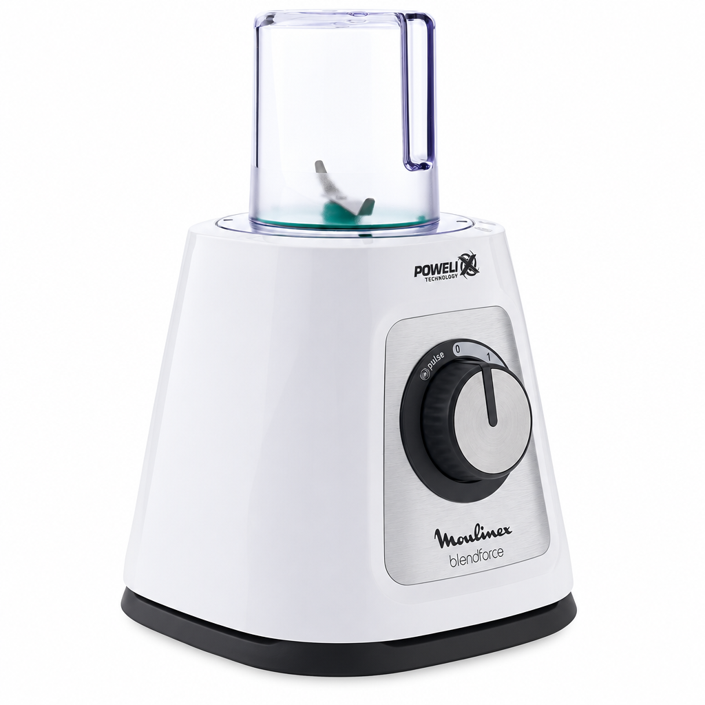 Moulinex BlendForce 700W blender with a 1.75L glass jug, grinder and chopper | LM438127