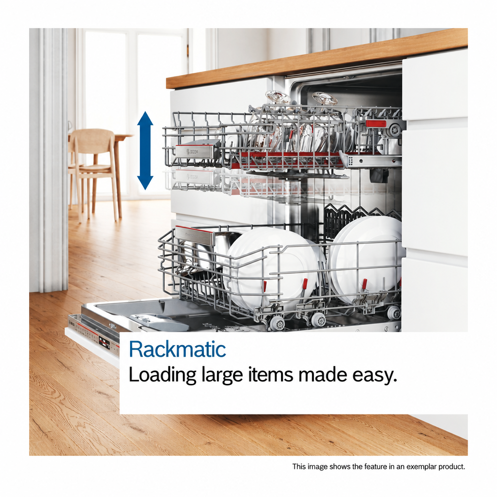 Bosch SMV50E00GC Series 4 Fully-Integrated Dishwasher, 12 Place Settings, 60cm
