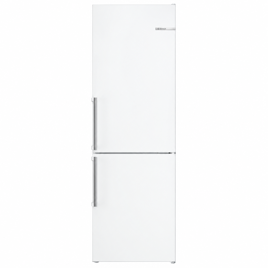 Bosch KGN39VW20G Series 4 Bottom Freezer Fridge Freezer, 366L, White