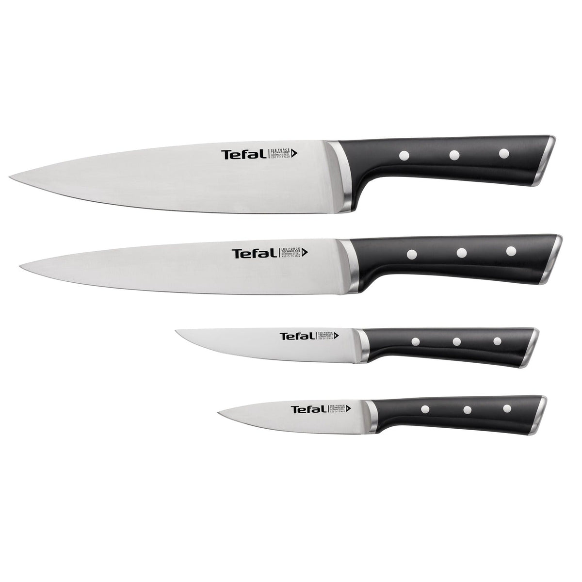 Tefal Ice Force 4-Piece Knife Block Set | K2324S74
