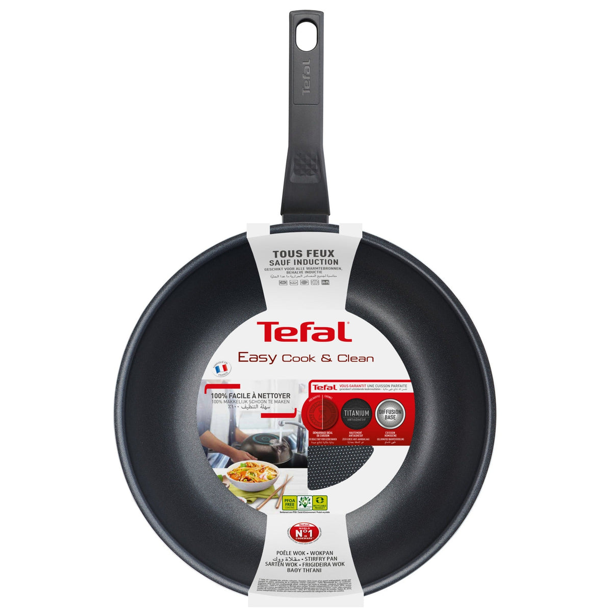 Tefal Easy Cook & Clean Wok Pan 28 cm