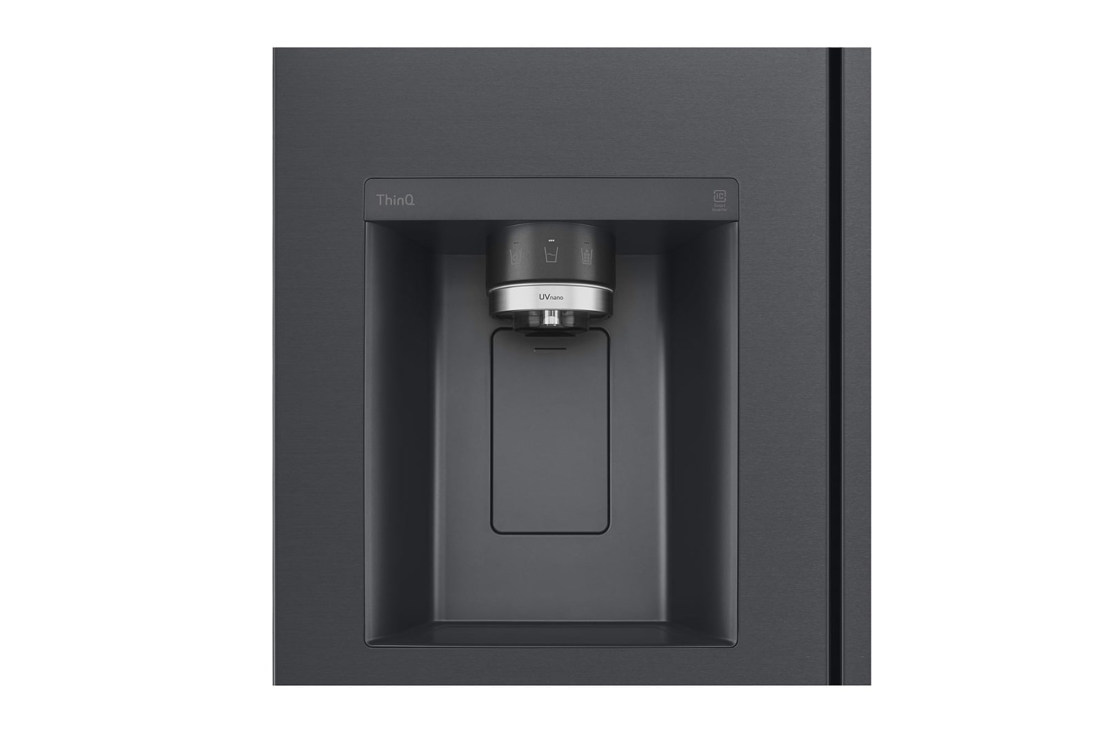 LG 674L Side-by-Side Fridge with UVnano Water Dispenser | L257KLKW