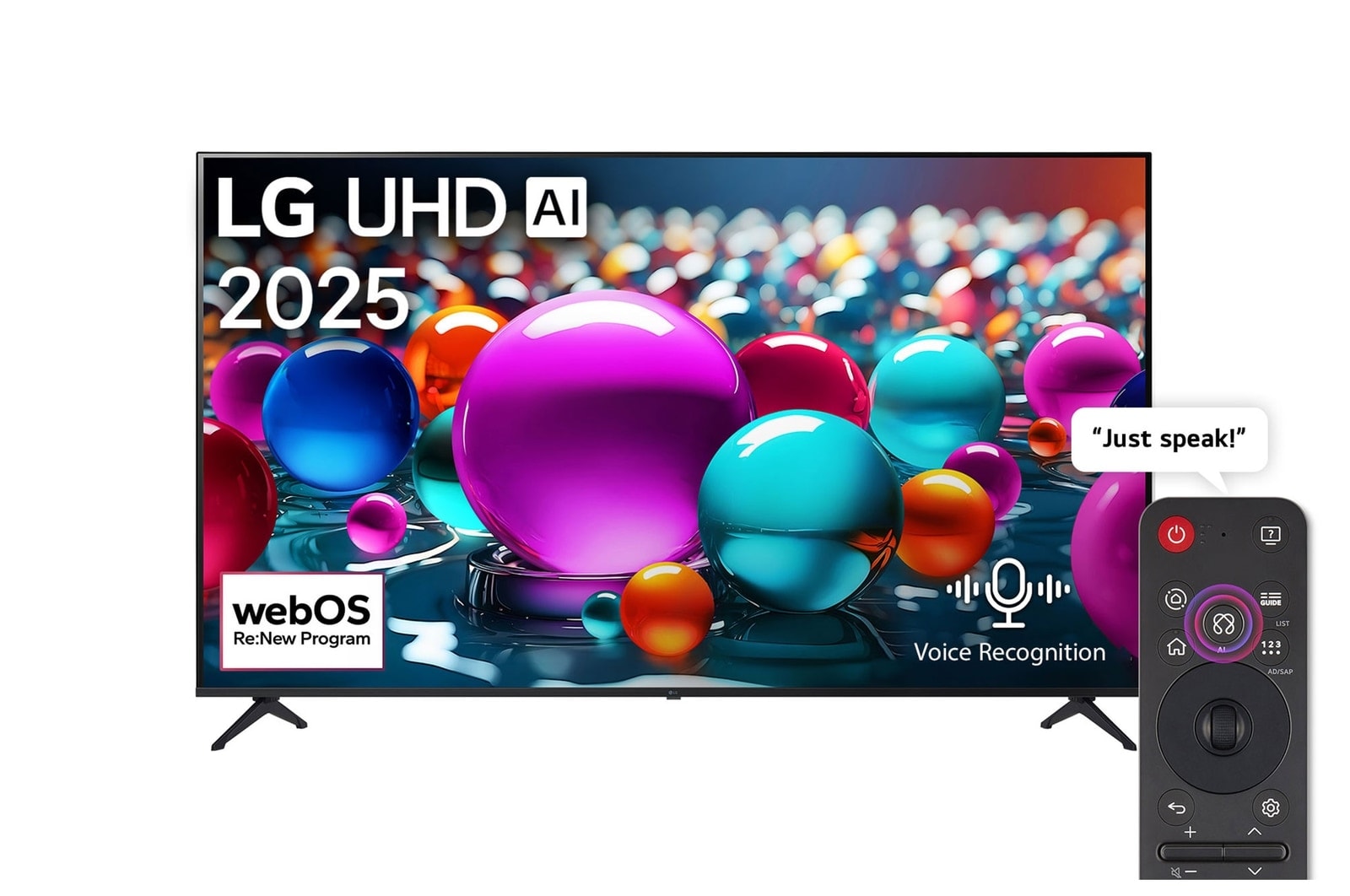 LG UHD AI UA80 4K Smart TV HDR10 webOS