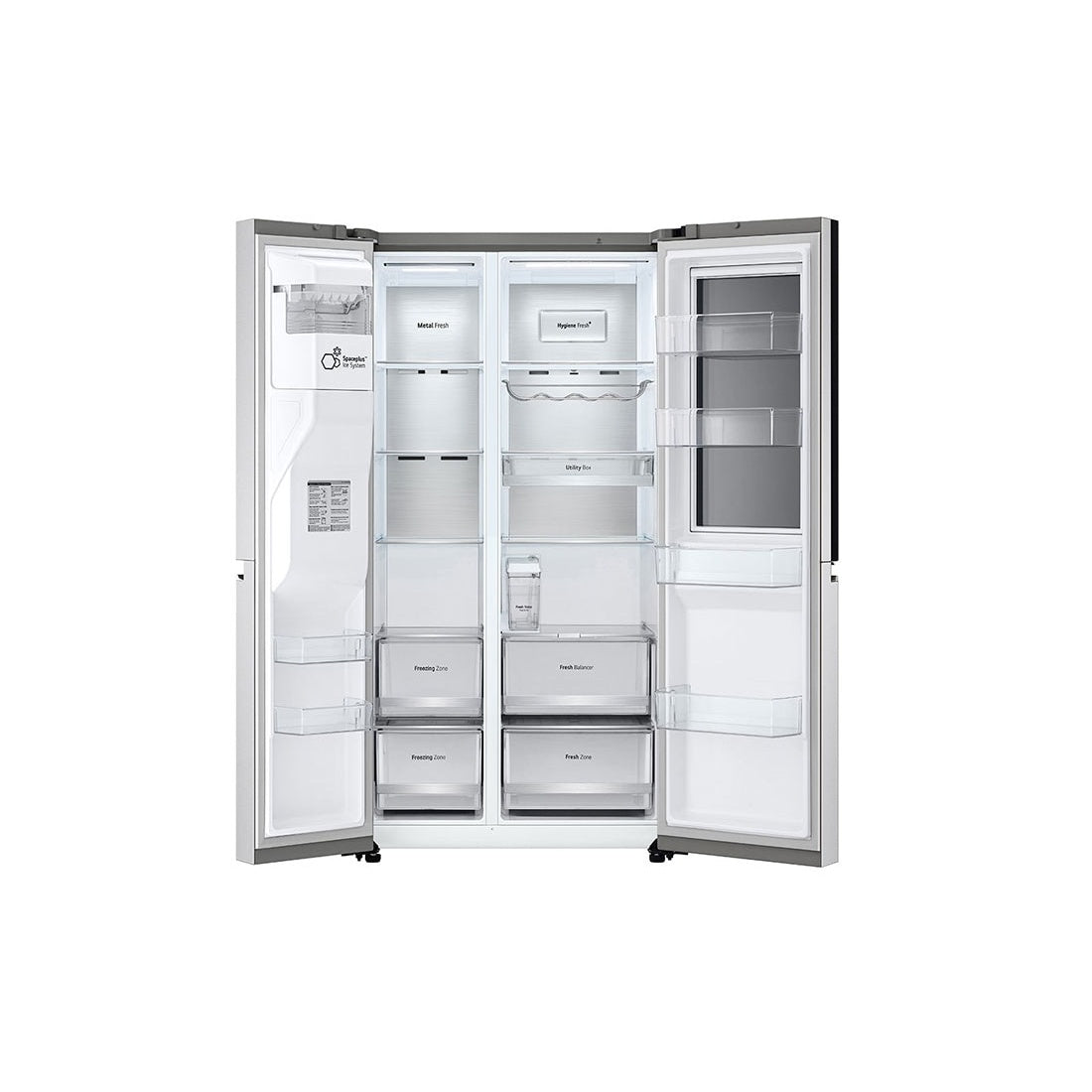 LG 635L Mirror InstaView Door-in-Door Side-by-Side Refrigerator