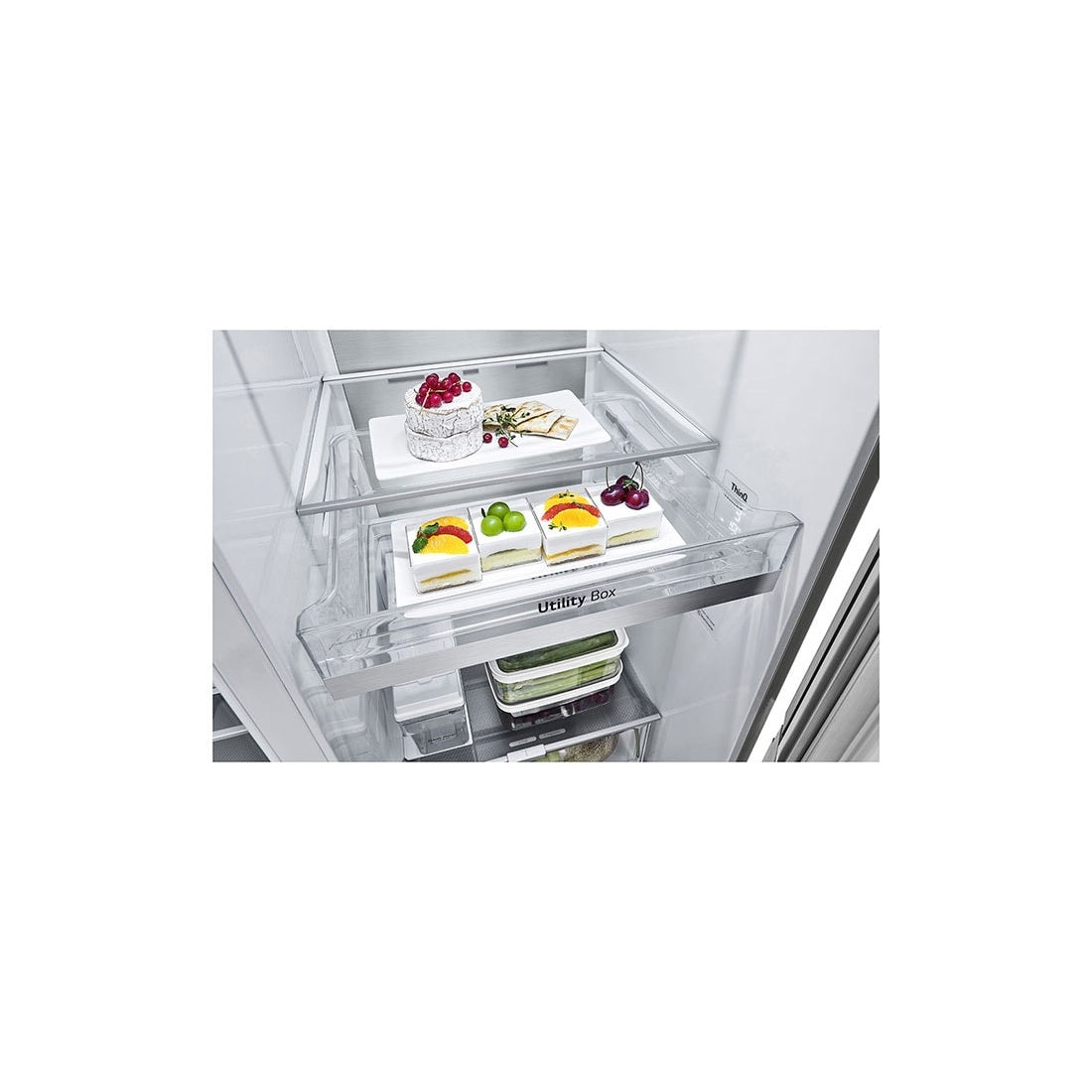 LG 635L Mirror InstaView Door-in-Door Side-by-Side Refrigerator