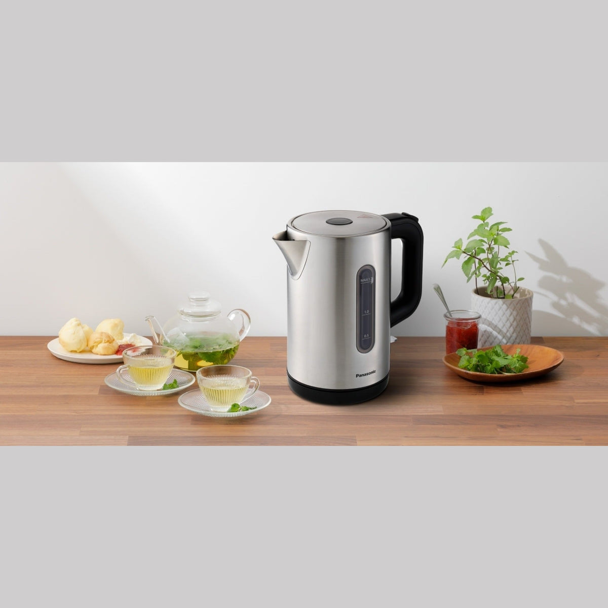 Panasonic NC-K301 1.7L Stainless Steel Electric Kettle 2200W (NC-K301STB)