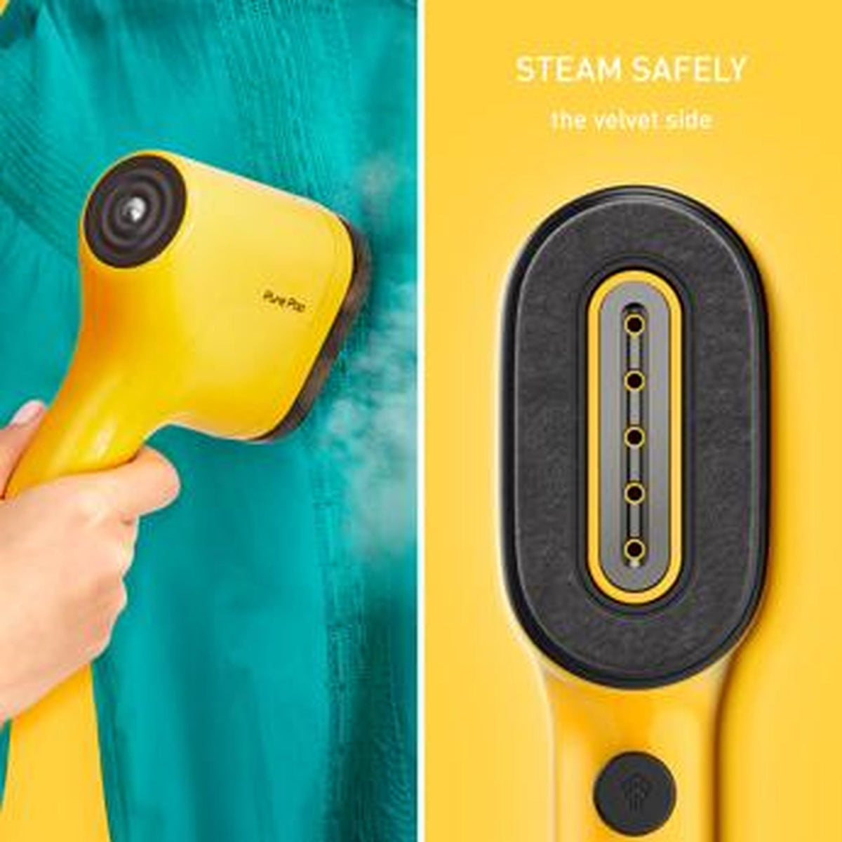 Tefal Pure POP Handheld Garment Steamer Sunshine Yellow | DT2026G0