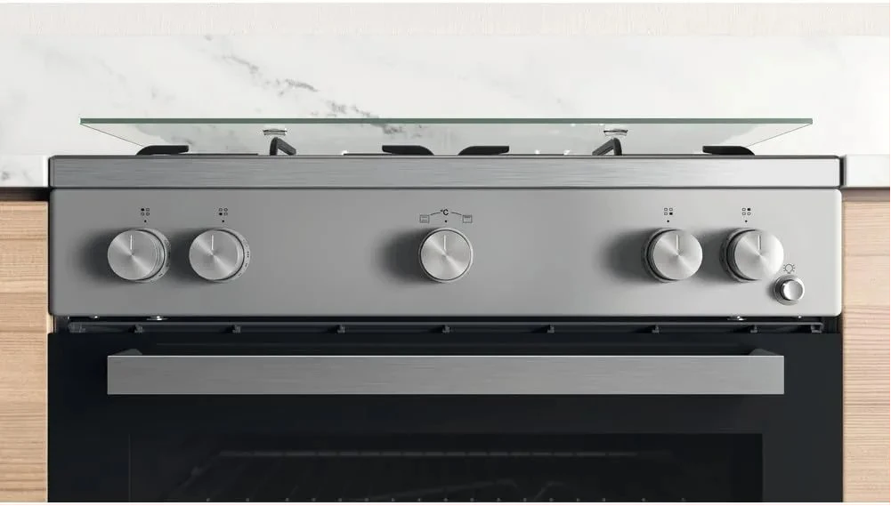 Ariston Stainless Steel Full Gas Cooker  60x60cm